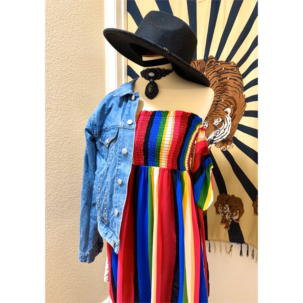 🌈 Stylish color block top - Picture 8 of 8